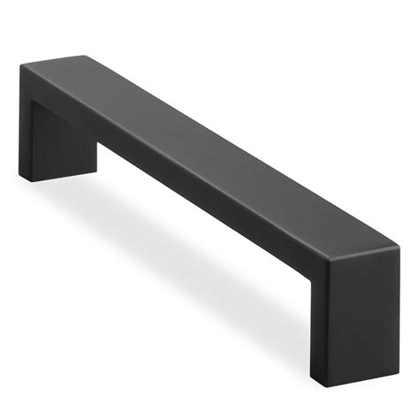 cauldham solid stainless steel cabinet hardware square pull matte black|Cauldham Cabinet Pulls in Kitchen Cabinet Hardware (52).